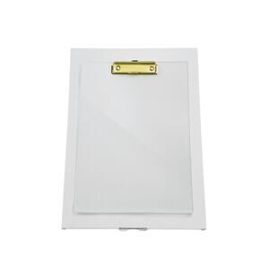 RUSSELL+HAZEL Acrylic + Gold Clear Clipboard